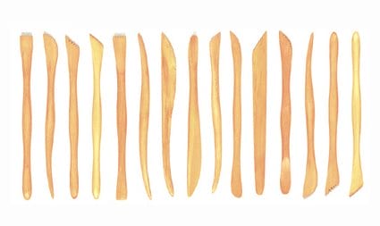 Palillos de modelar de madera
