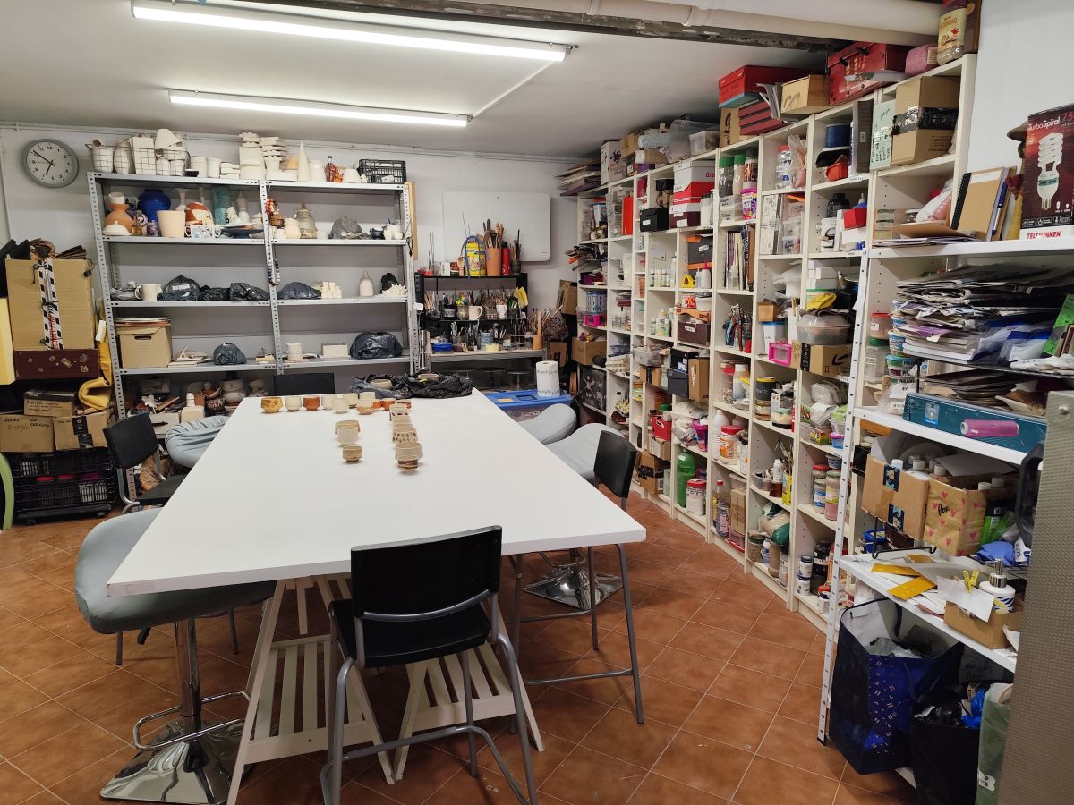 Foto del talles de cerámica en Cobeña, Madrid
